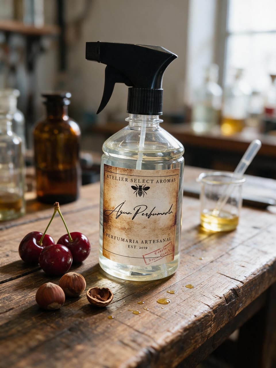 Água Perfumada para Tecidos Cereja & Avelã