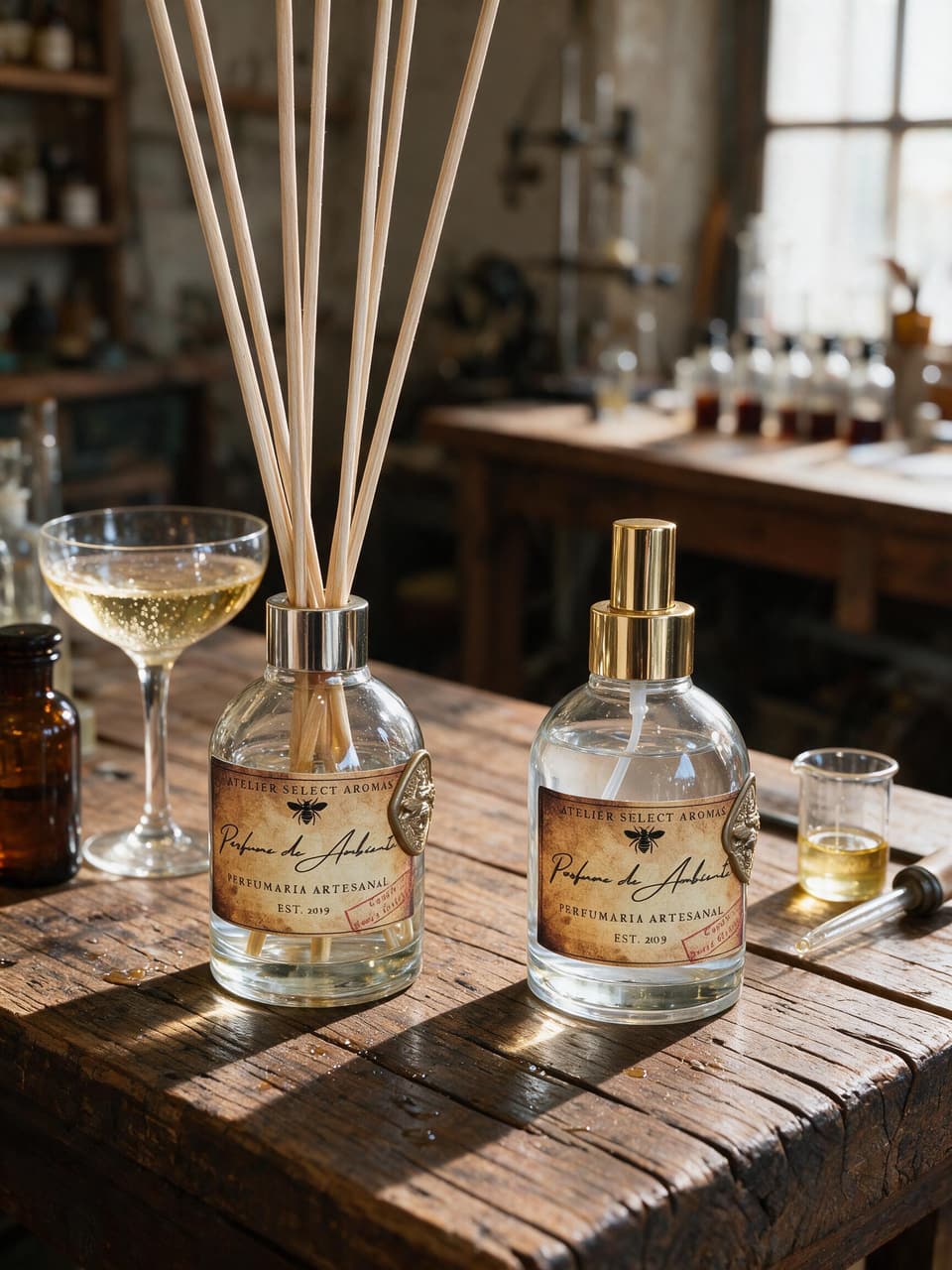 Kit Difusor + Home Spray Champagne