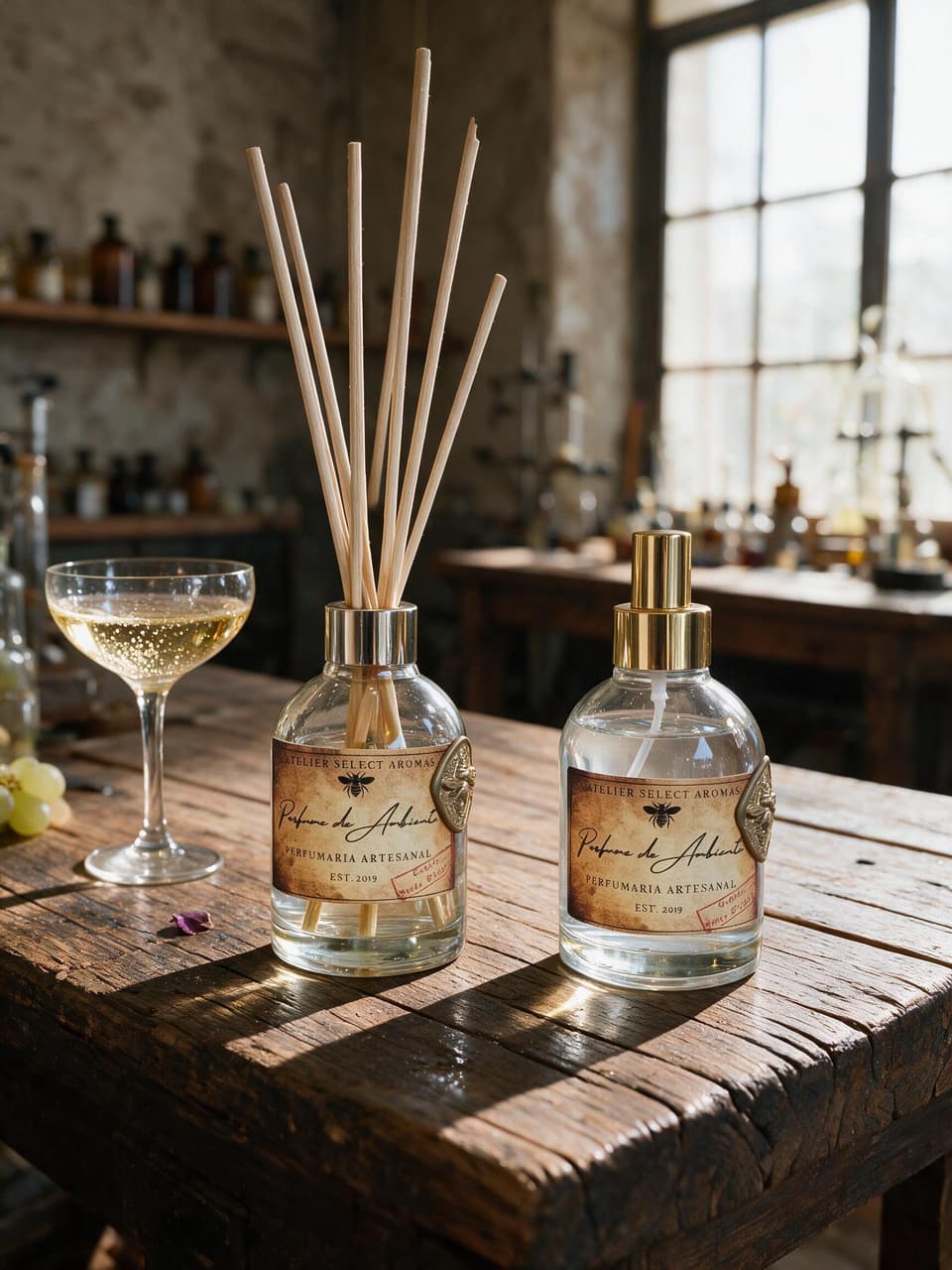 Kit Difusor + Home Spray Champagne