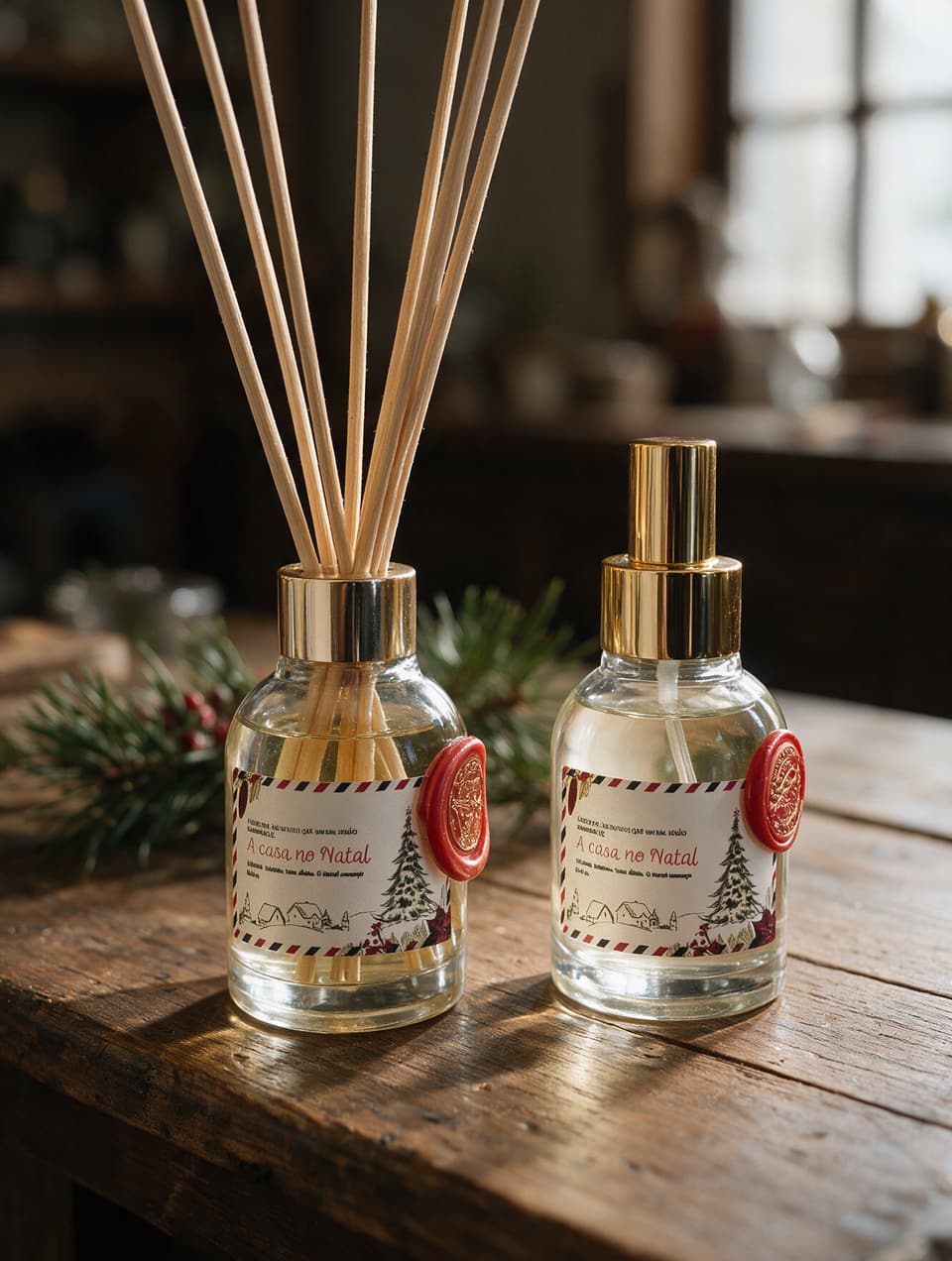 Kit Difusor + Home Spray A Casa no Natal