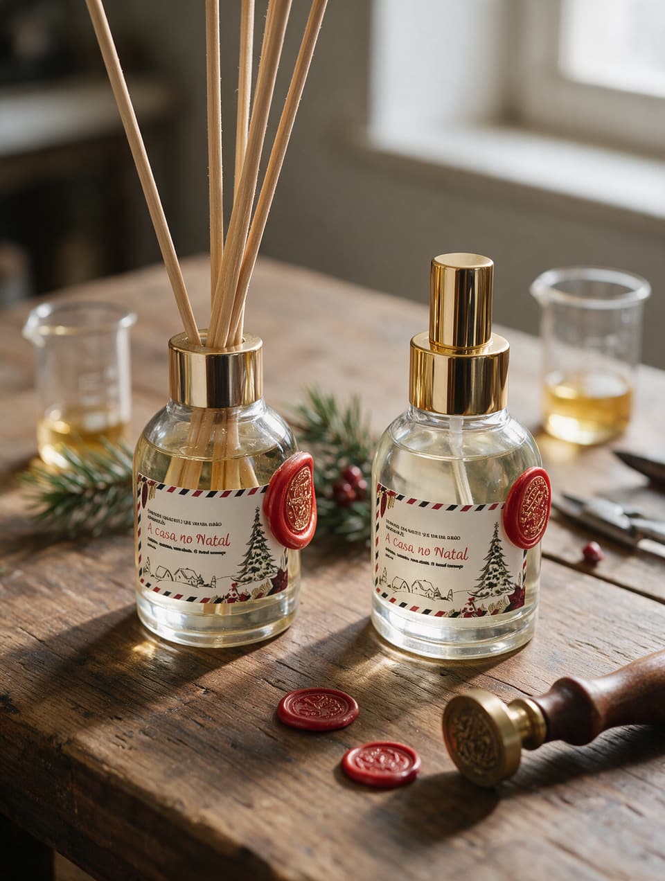Kit Difusor + Home Spray A Casa no Natal