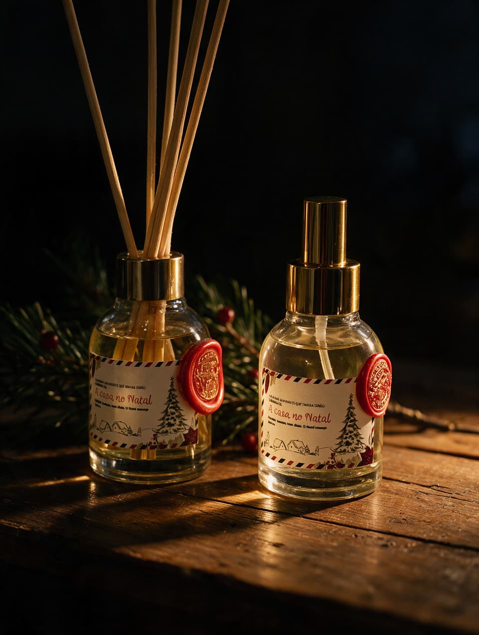Kit Difusor + Home Spray A Casa no Natal
