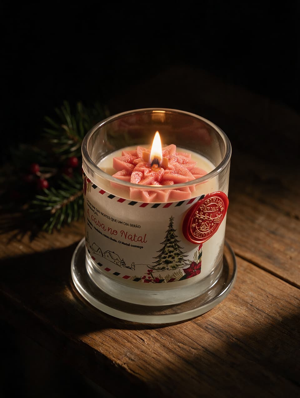 Vela Perfumada A Casa no Natal — Redoma