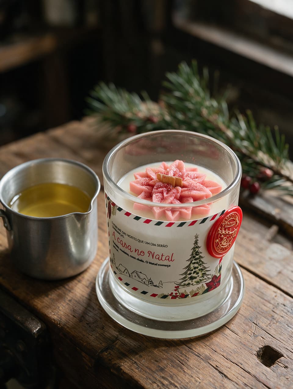 Vela Perfumada A Casa no Natal — Redoma