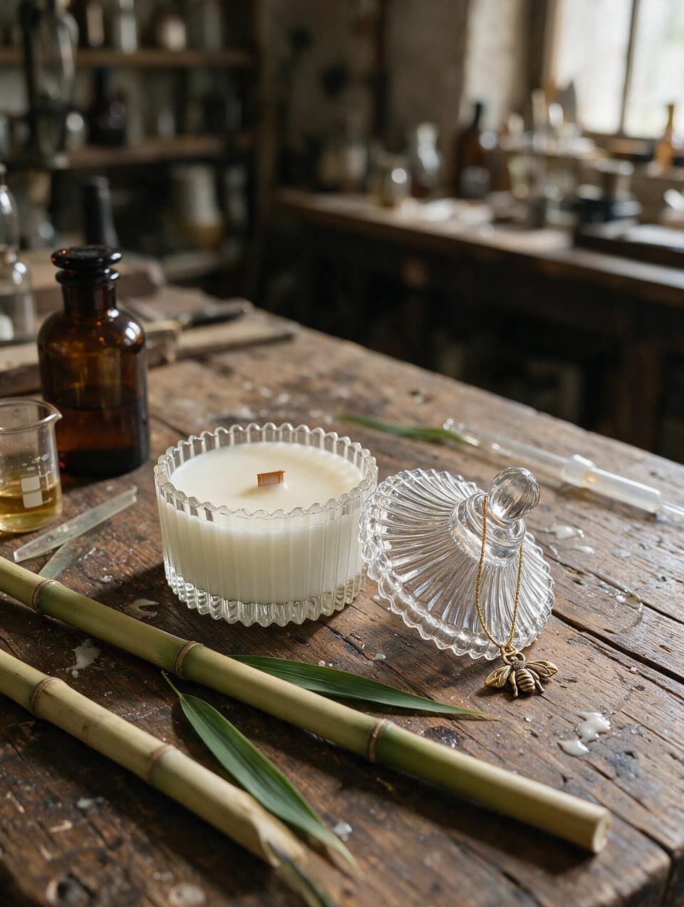 Vela Perfumada Bambu